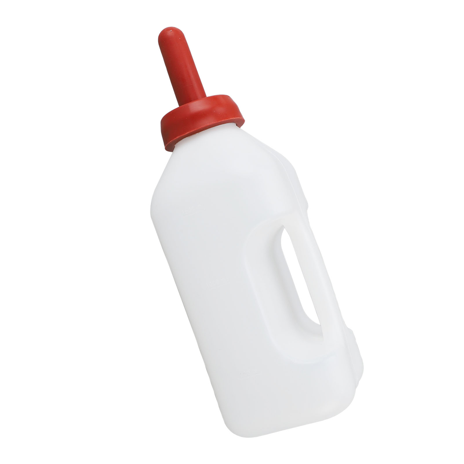 Leakproof Silicone Nipple Feeding Bottle, Calf Nursing Feeding Supplies with Handle, Farm, Pasture Upright Milk, 2L