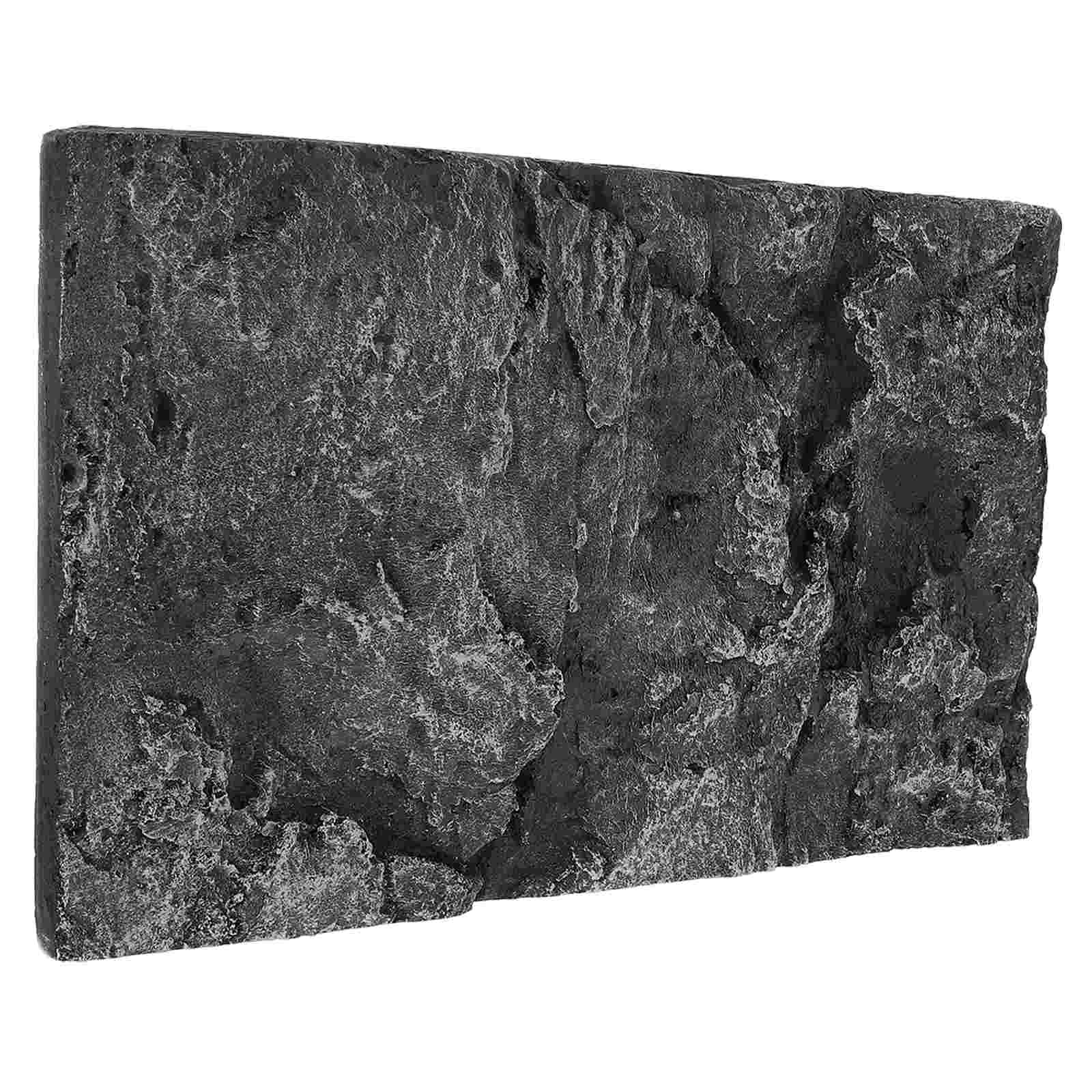 Reptile Box Decorative Panel Terrarium Ornament Turtle Fish Tank Background Board for Pet Habitat Backdrop Bark