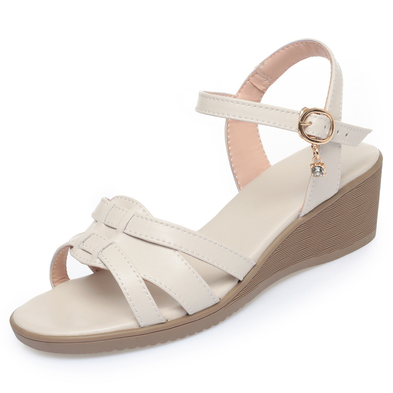 2025 new Women's AIYUQI Wedge Summer New Non Slip Mom Large Size 41 42 43 Fashion Sandals Women 7327