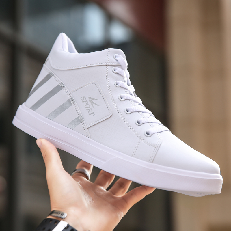2024 new mens casual high top breathable board unique printed sports outdoor running shoes