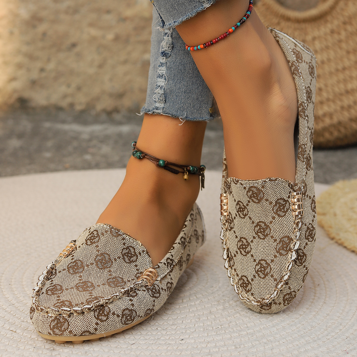 2024 Spring Autumn Slip-on Loafers: Stylish, Comfy & Non-Slip Flats for Women 4 cdf9d