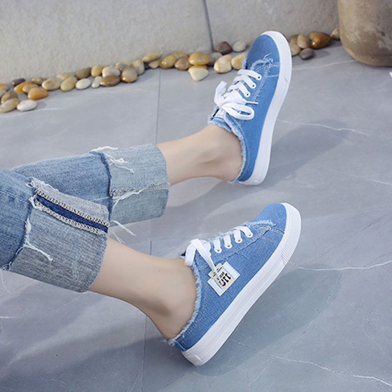 Women's Casual Canvas Slippers - Breathable Flat Sneakers