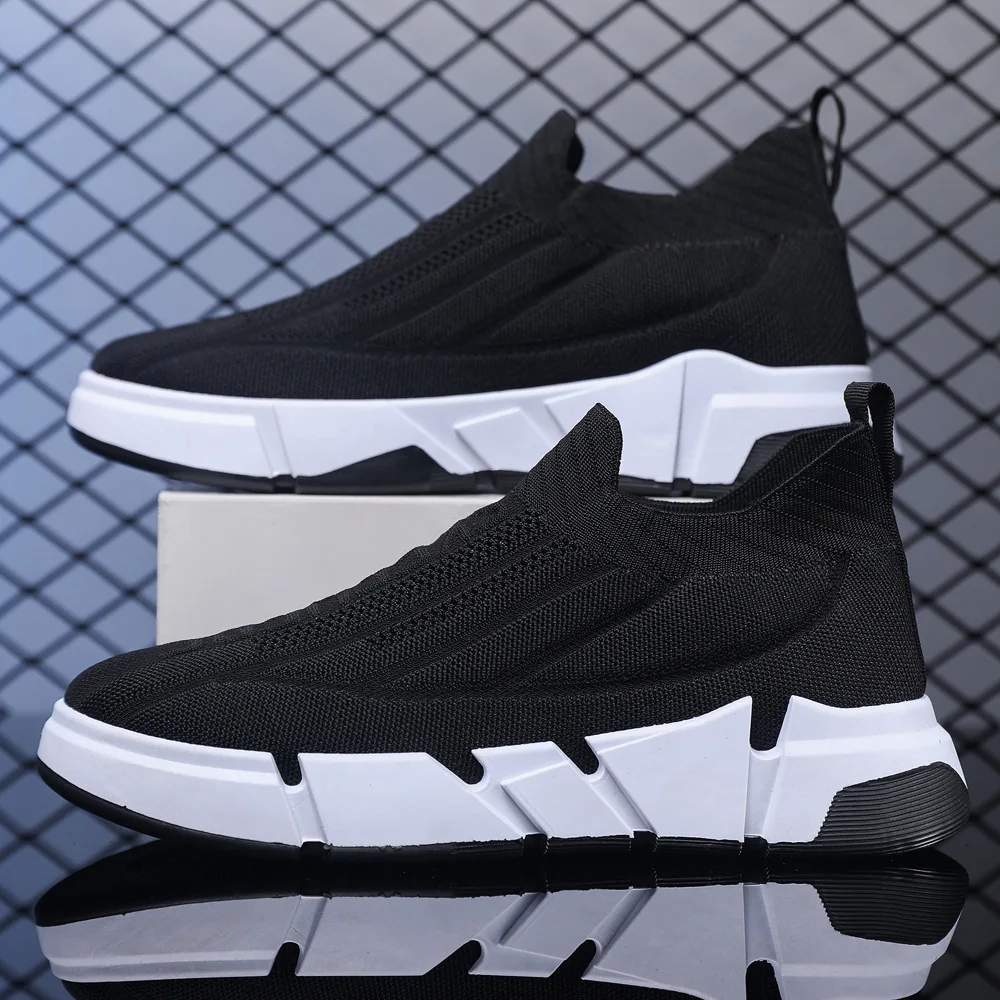 New Men's Shoes Fashion Mesh Breathable Low Top Casual Soft Sole Comfort Sneakers Shoes for Men Zapatillas Comodas