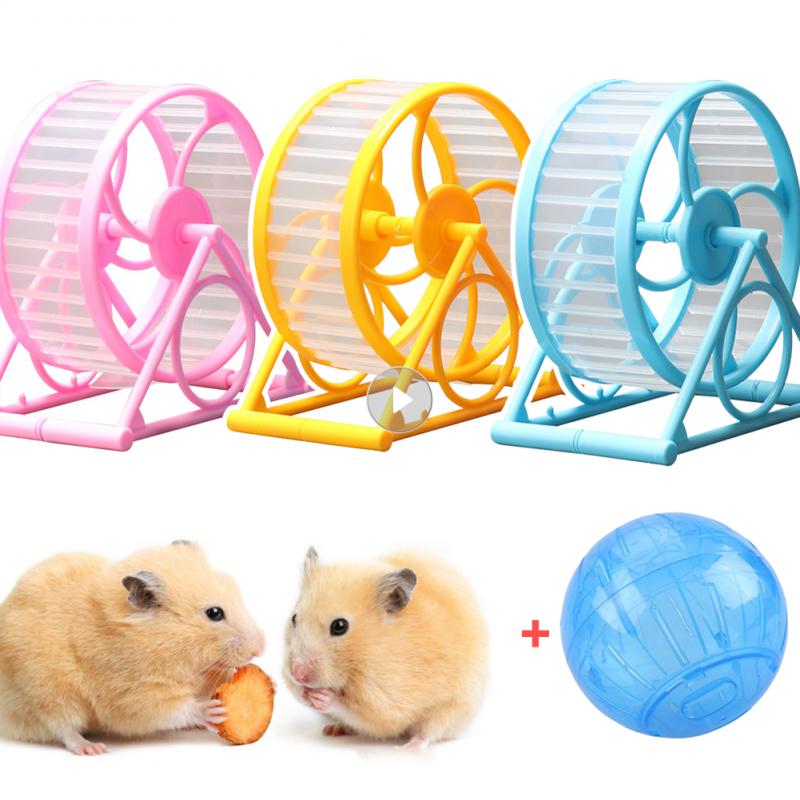 Hamster Silent Running Wheel Anti-jamming Foot Runner Hamster Golden Bear Running Wheel Toy Runner Stand Small Hamster Supplies