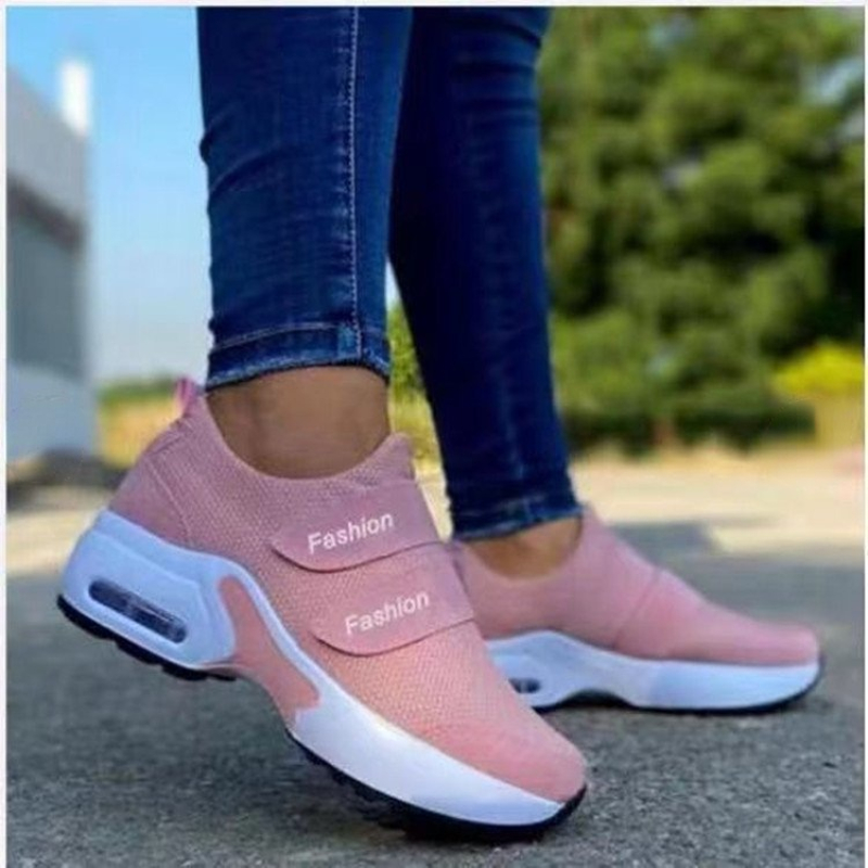 Fashion Women Platform Sneakers Female New Autumn Breathable New Mesh Lace Up Wedge Casual Sport for Women's Vulcanized Shoes 2a97 's