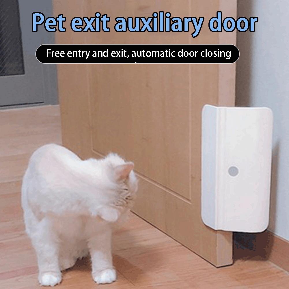 Pets Automatic Door Opener Automotive Gate Opener Cat Private Handle Pet Door for Bedroom Bathroom Perfect Gift for Pet Own Y3W2