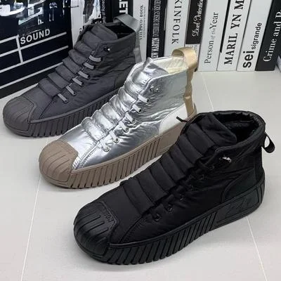 Men Boots 2024 Spring Autumn Increased Boots Fashion Casual Shoes Board Shoes High Quality Outdoor Boots British Style