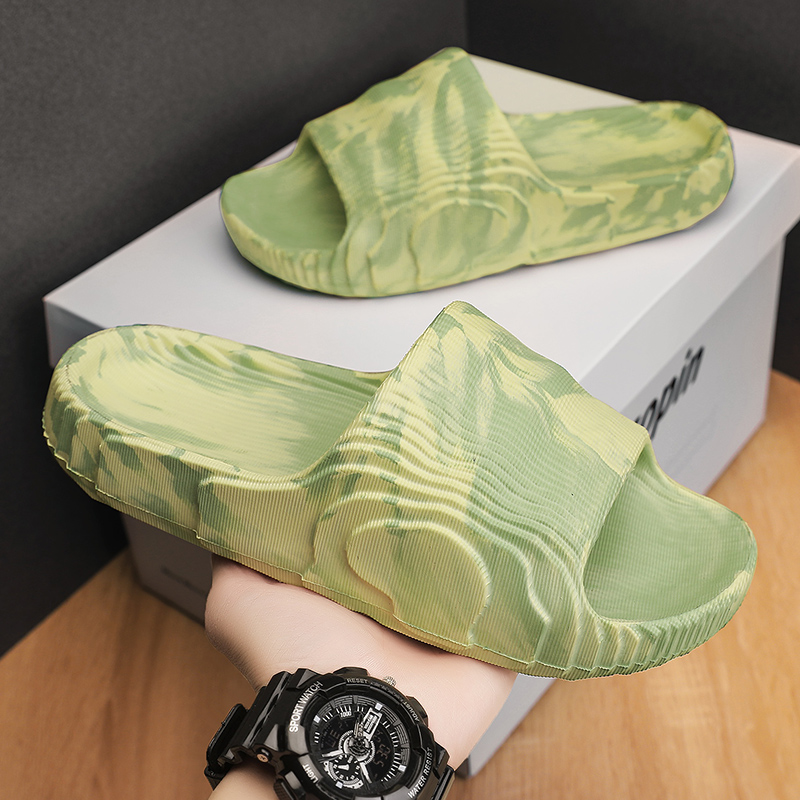 Men's Slippers Summer Indoor Home 2023 New Bathroom Anti Slip Soft Sole Slippers EVA Fashion Trend Slippers