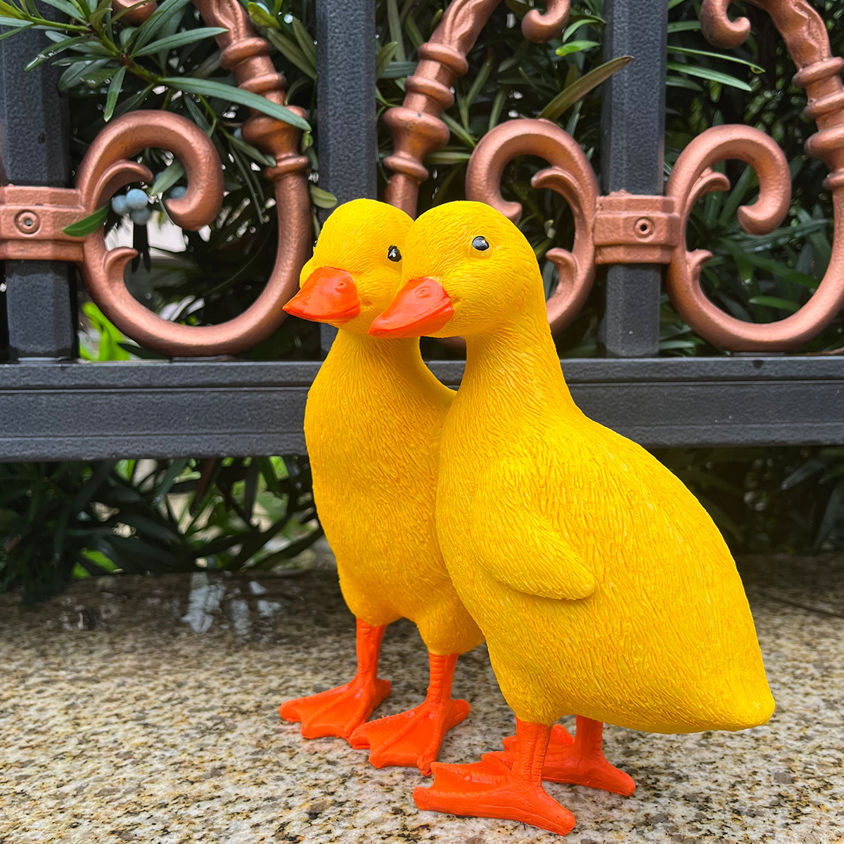 Garden Decoration Outdoor Garden Statues Front Porch Garden Statues Outdoor Ideas Animal Pair Ducks