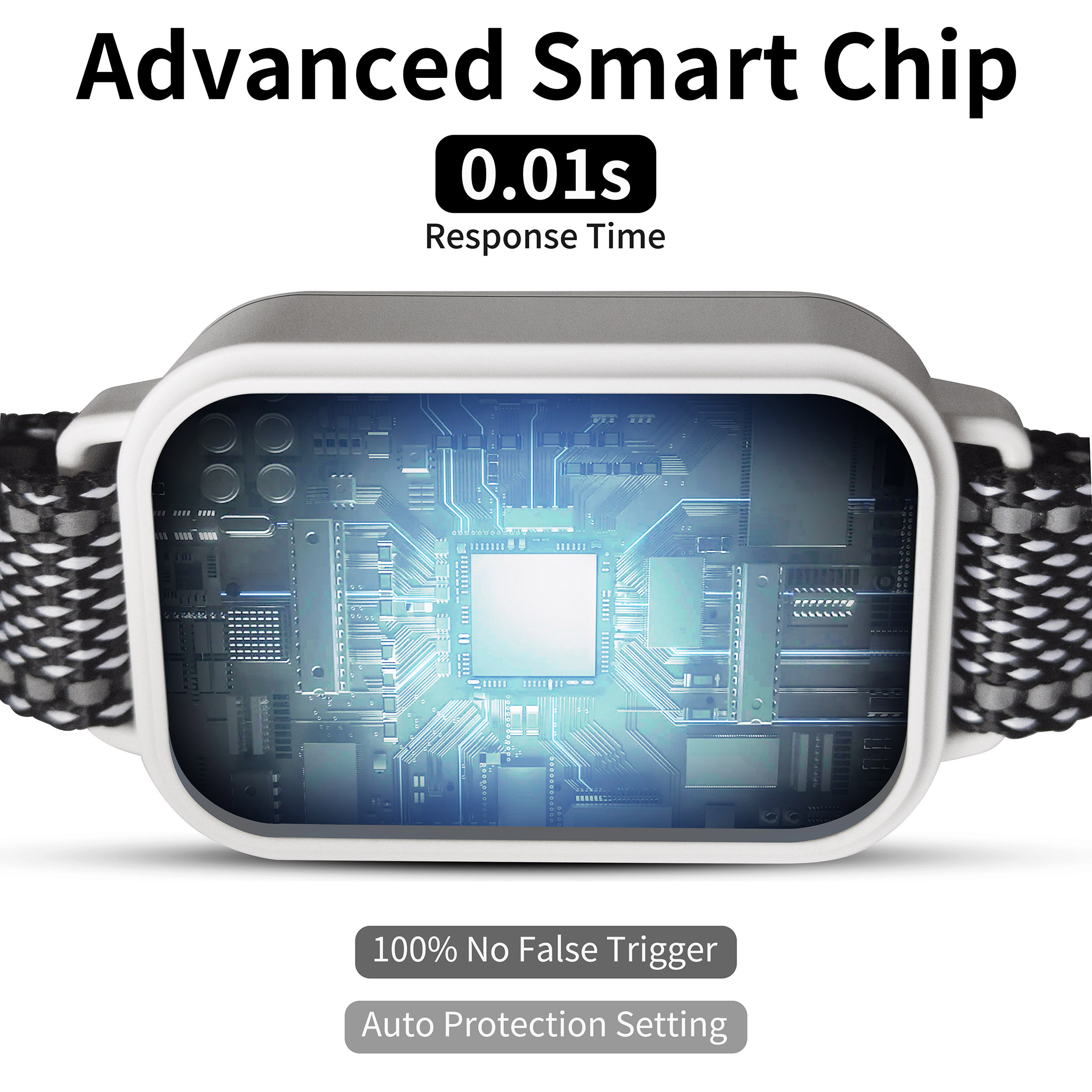 Smart Bark Collar, Dog Bark Collar for Large Medium Small Dogs,Smart Bark Collar,Rechargeable Anti Barking Training Collar