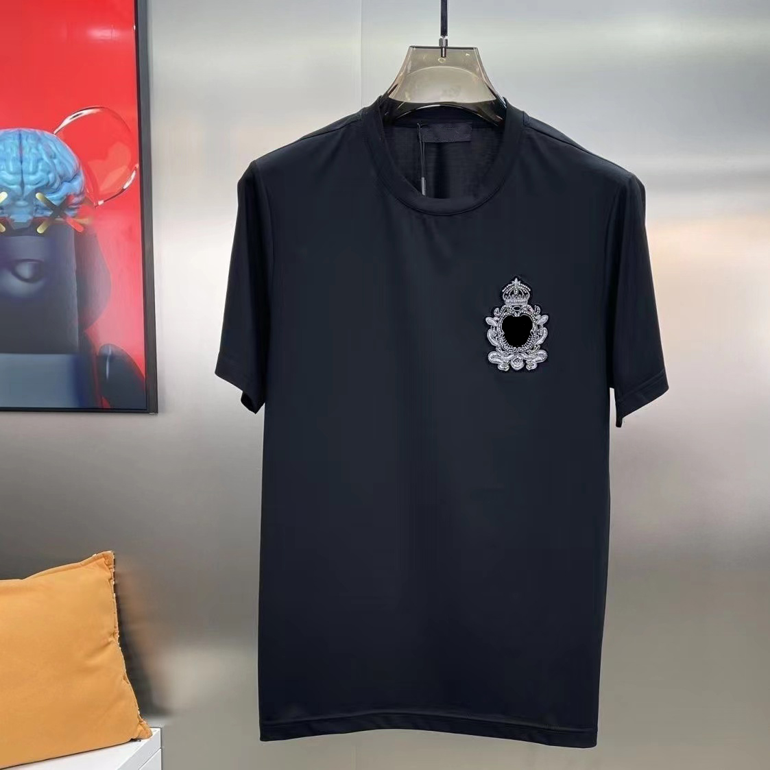 Designer T-shirts Casual men's and women's plus-size T-shirts are summer's best-selling high-end T-shirts, branded with 5-color Asian M-7xl