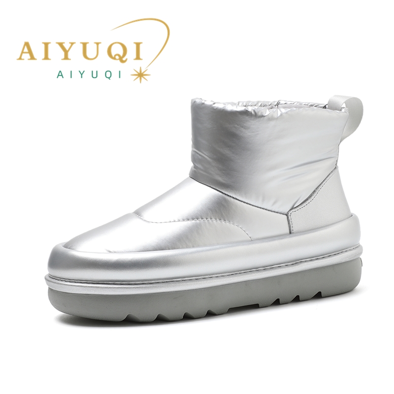 AIYUQI Snow Boots For Women 2024 New Fur Warm Women Booties Platform Fashion Women's Winter Shoes