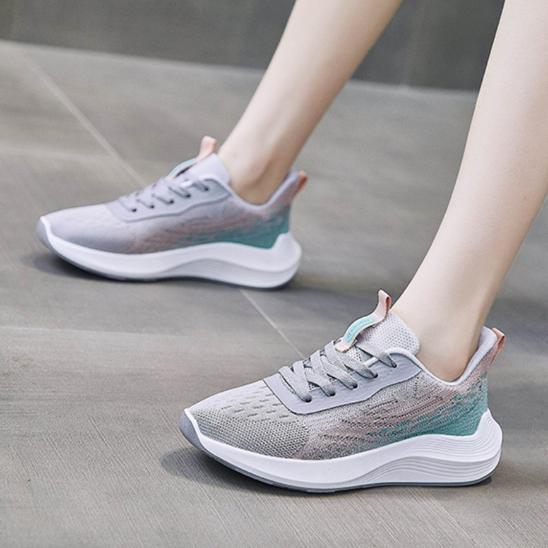 2025 new Women Sneakers Trends 2023 New Arrivals Sports Running Shoes Tennis Female Mesh Trainers Comfort Thick Bottom Athletic Shoe b194