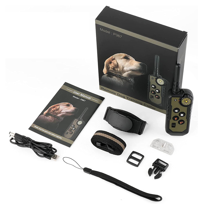 Pet Training Products Rechargeable Rainproof Remote Dog Bark Electric Training Collar Dog Bark Collar
