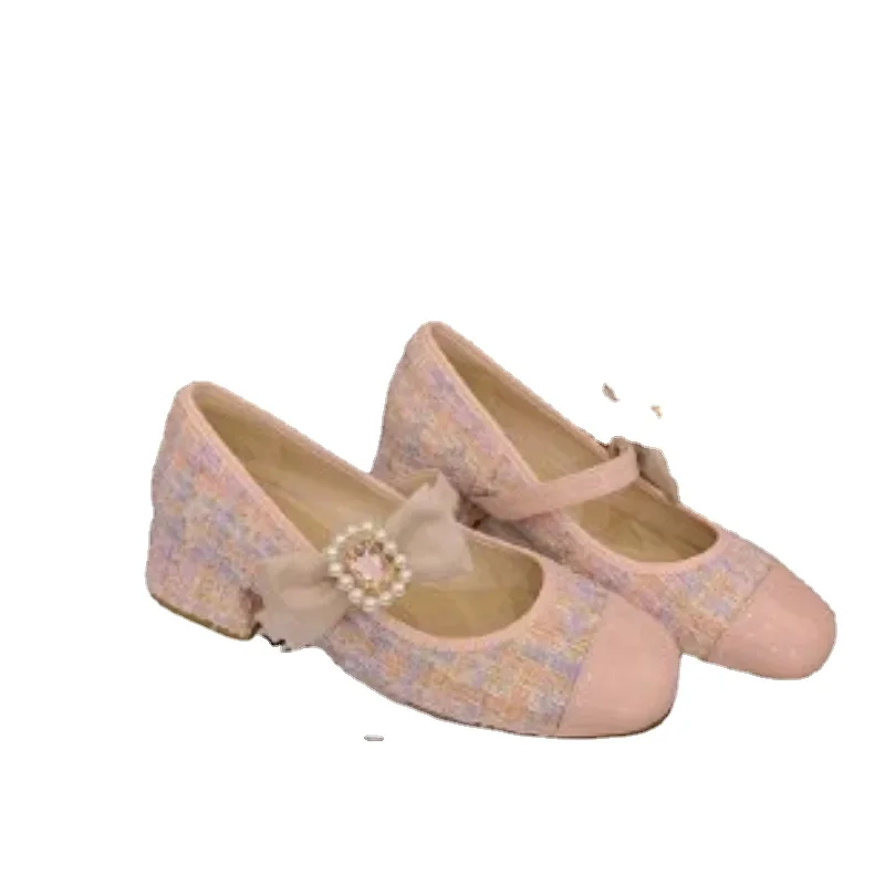 2025 NEW Design Women Fashion Mary Jane Spring Soft Shallow Buckle Ladies Elegant Low Heel Street Style Women s Pumps Shoes e s