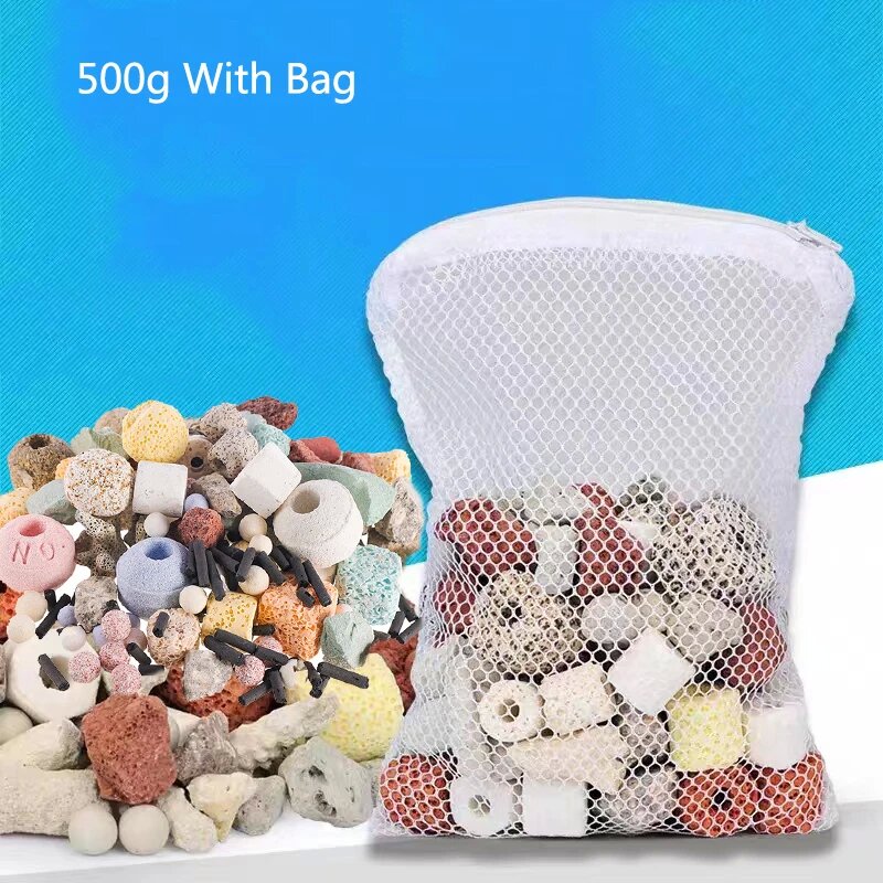 21 Types Aquarium Bio Balls Biochemical Ball Filter Media for Aquarium Filter Accessories for Fish Tank Hot Sale 250g 500g 1000g