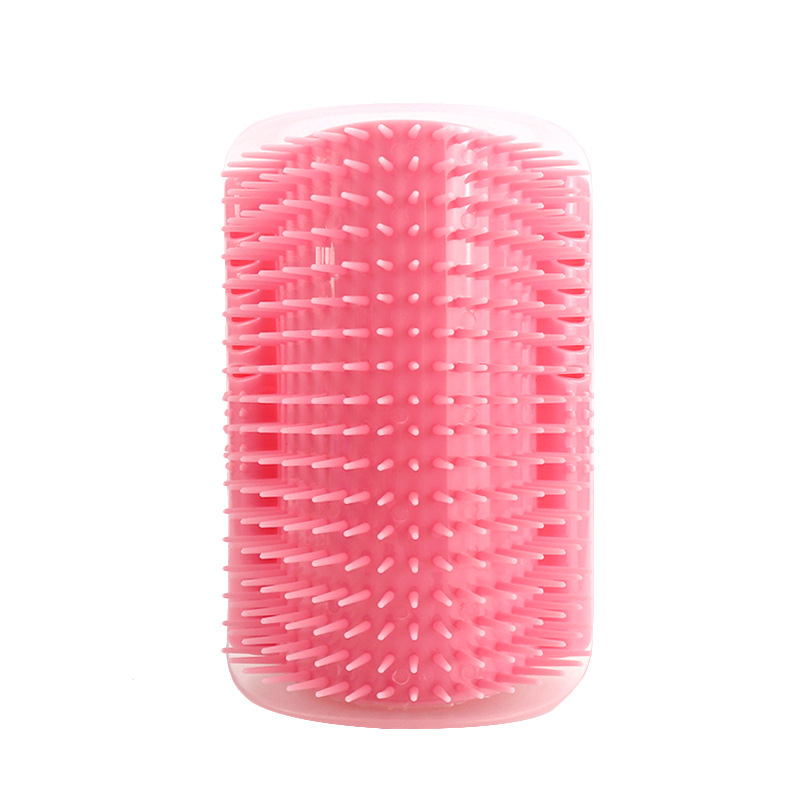Cats Brush Corner Scratcher Rubbing Cat Massage Self Groomer With Catnip pet hair remover brush cat dog grooming comb Pet Supply