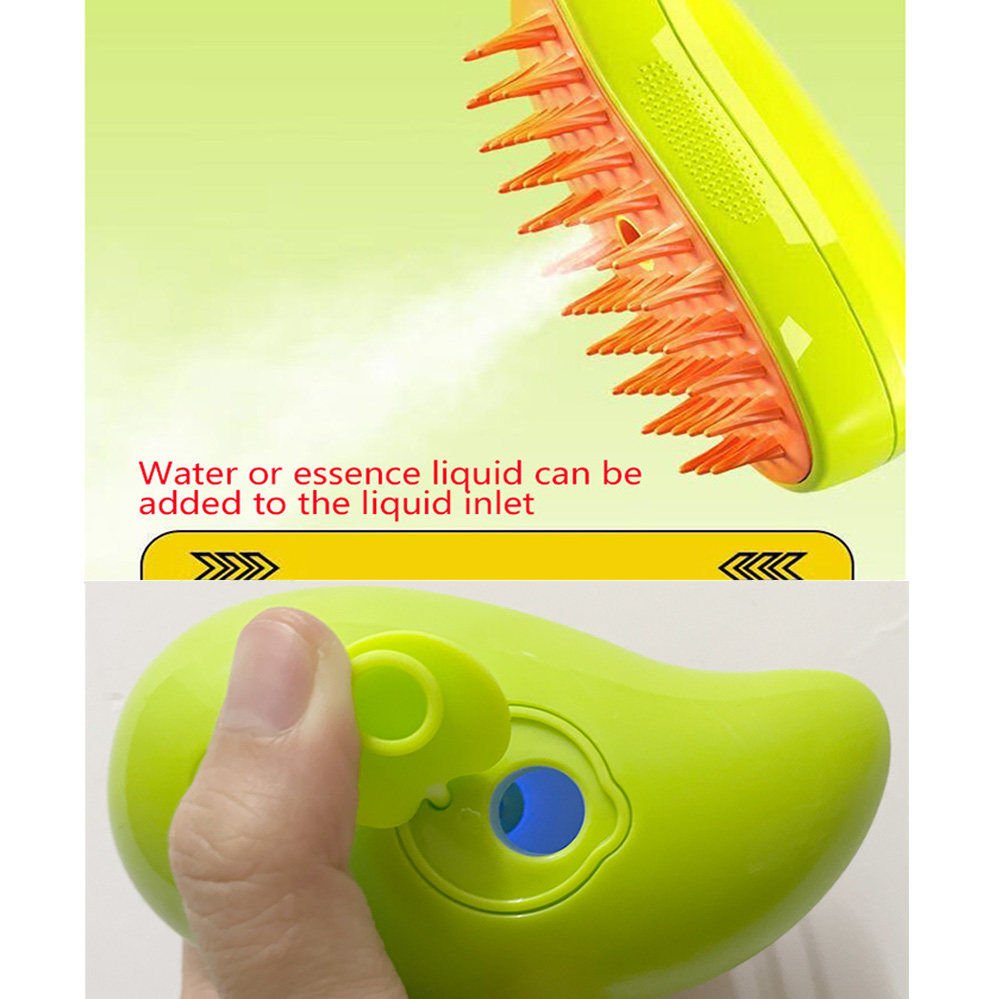 Pet Steam Brush Steamy Dog Brush 3 in 1 Electric Spray Cat Hair Brushes for Massage Pet Grooming Comb Hair Removal Combs