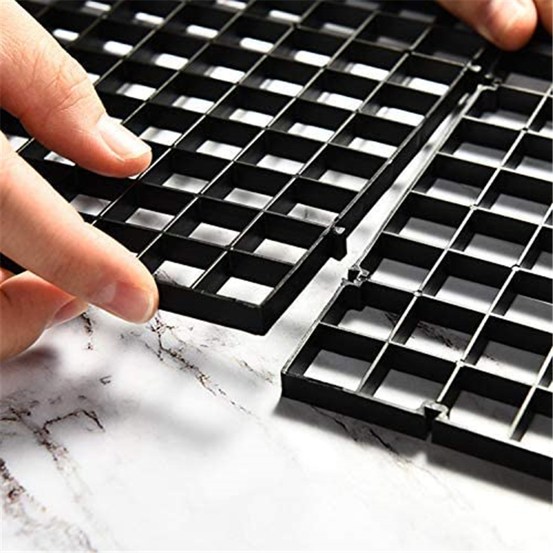 Plastic Aquarium Grid Divider Tray Fish Tank Bottom Isolation Board Egg Crate Louvre For Mixed Breeding Filter Water System