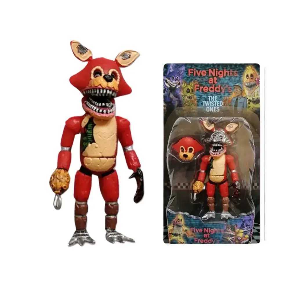 Freddys Fnaf Bear Santa Freddy Game Action Picture Five Nights Safety Breakthrough Model Childrens Toy W240902