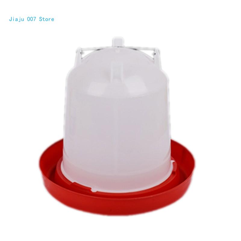 Pountry Bird Water Dispenser: Durable Shock-Resistant Easy to Clean& Install for Domestic Fowls Bird Feeder Dispenser