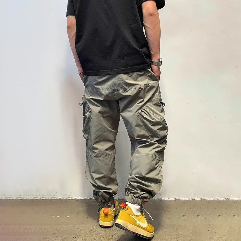 Functional Style Versatile Casual Cargo Pants Men Trousers Spring And Autumn Breathable WearResistant Leggings Mens Dress 240902