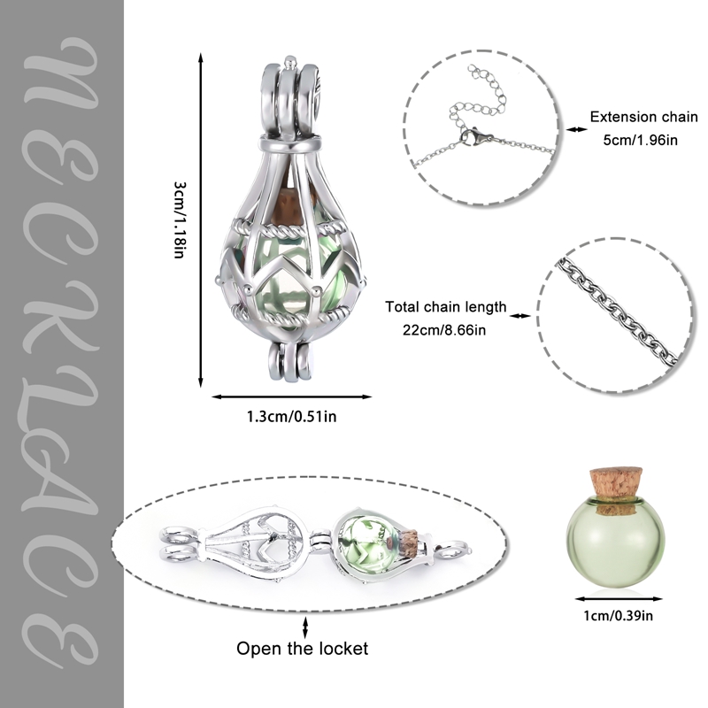 Hollow Keepsake Urn Necklace For Ashes Openwork Teardrop Urn Locket Necklace Keepsake Cremation Urn Memorial Pendant Necklace