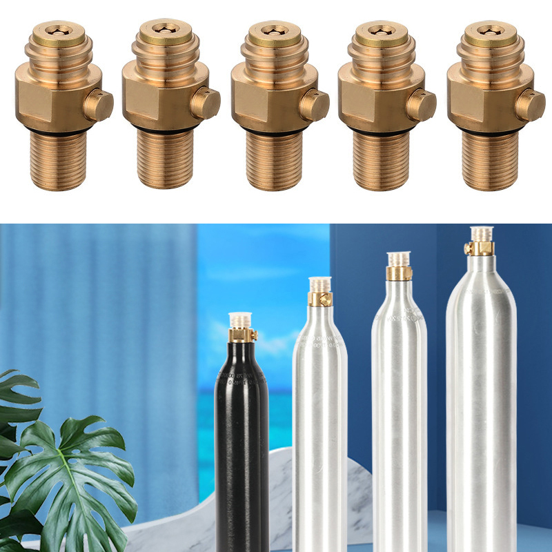 Aquarium gas cylinder valve inflation top needle valve TR21 gas cylinder valve CO2 high-pressure aluminum gas cylinder valve
