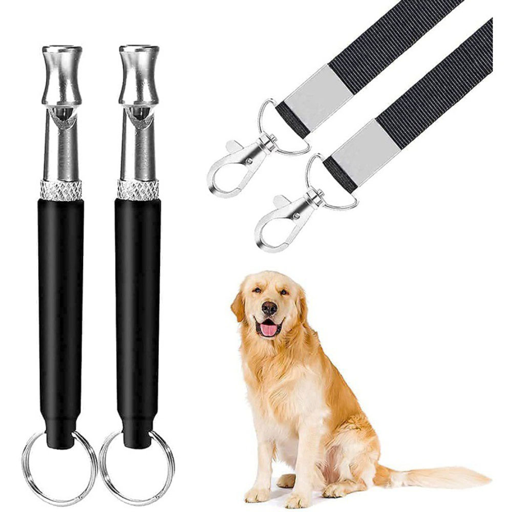 Pet Dog Whistle Puppy Training Obedience Ultrasonic Supersonic Sound Repeller Pitch Stop Barking Quiet Whistles for Dogs & Cats
