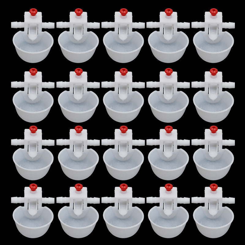 5/10/20Pcs Pigeon Bird Water Drinker Bowl 9.5mm Automatic Poultry Fowl Drinker Chicken Equipment 9.5mm Thread