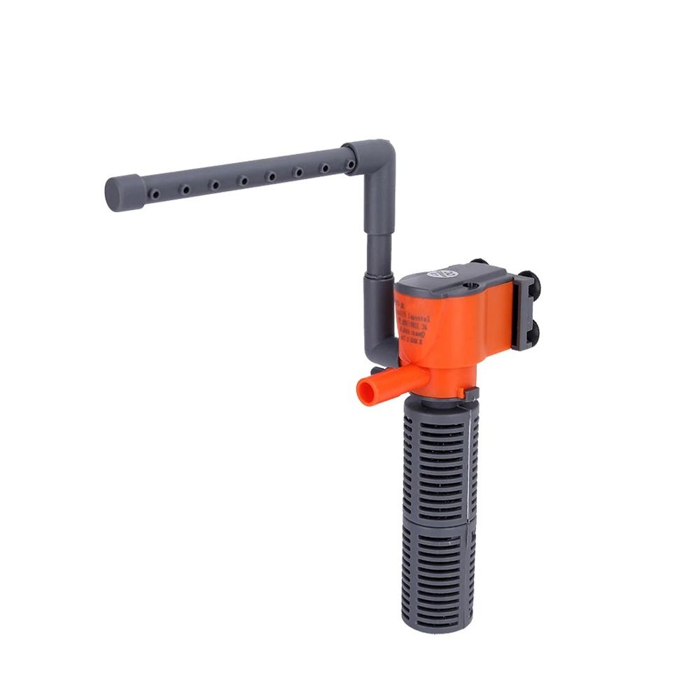 1Pcs 3-in-1 Fish Tank Filter Aquarium Submersible Water Pump AC220-240V Mini Filter Oxygen Air Pump for Small Aquarium Fish Tank