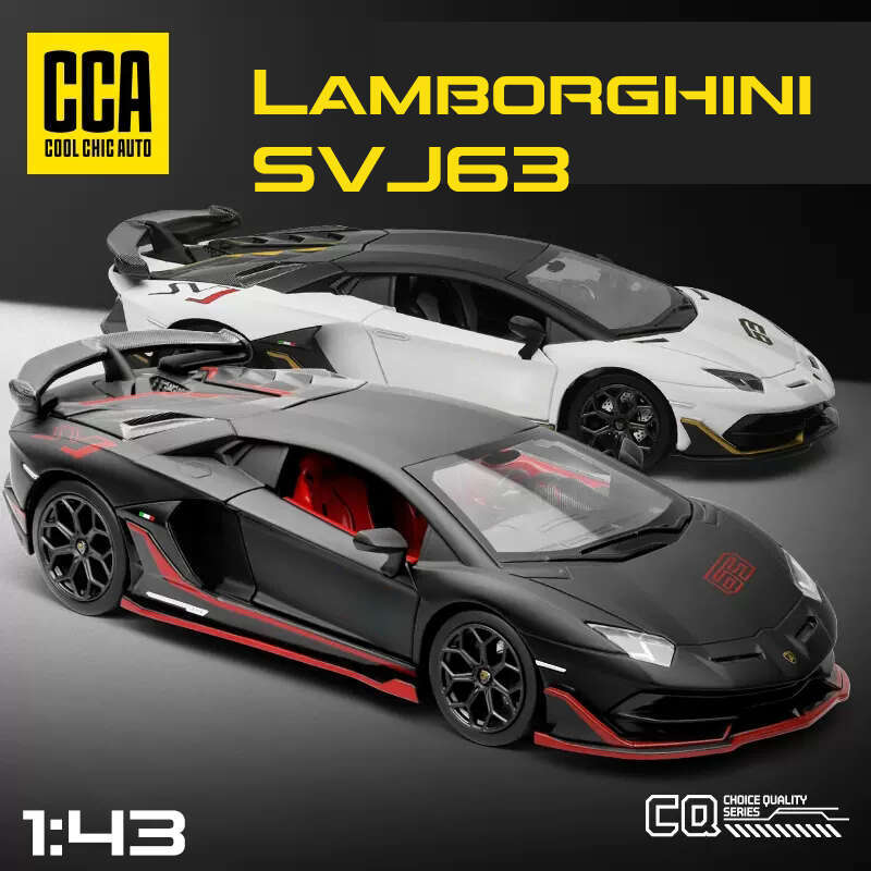 CCA Maserati MC GT4 McLaren Lamborghini Shell Chevrolet Miniature Diecast Alloy Model Car Display Box Series Toy For Kids