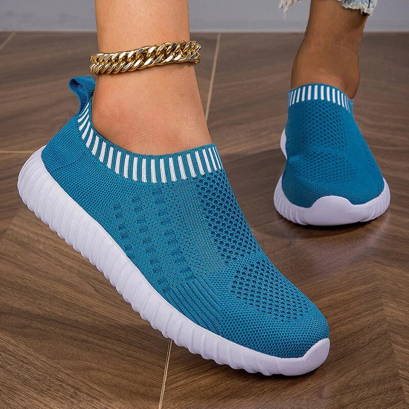 Mesh Sneakers: Breathable Women's Vulcanized Sport Shoes for Casual Summer Walks 4
