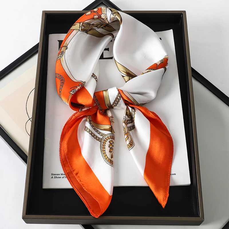 70 * 70cm silk scarf luxury design scarf fabric printed shawl bag kerchief headscarf Fem hair wrist strap Bandana neck tie X250319