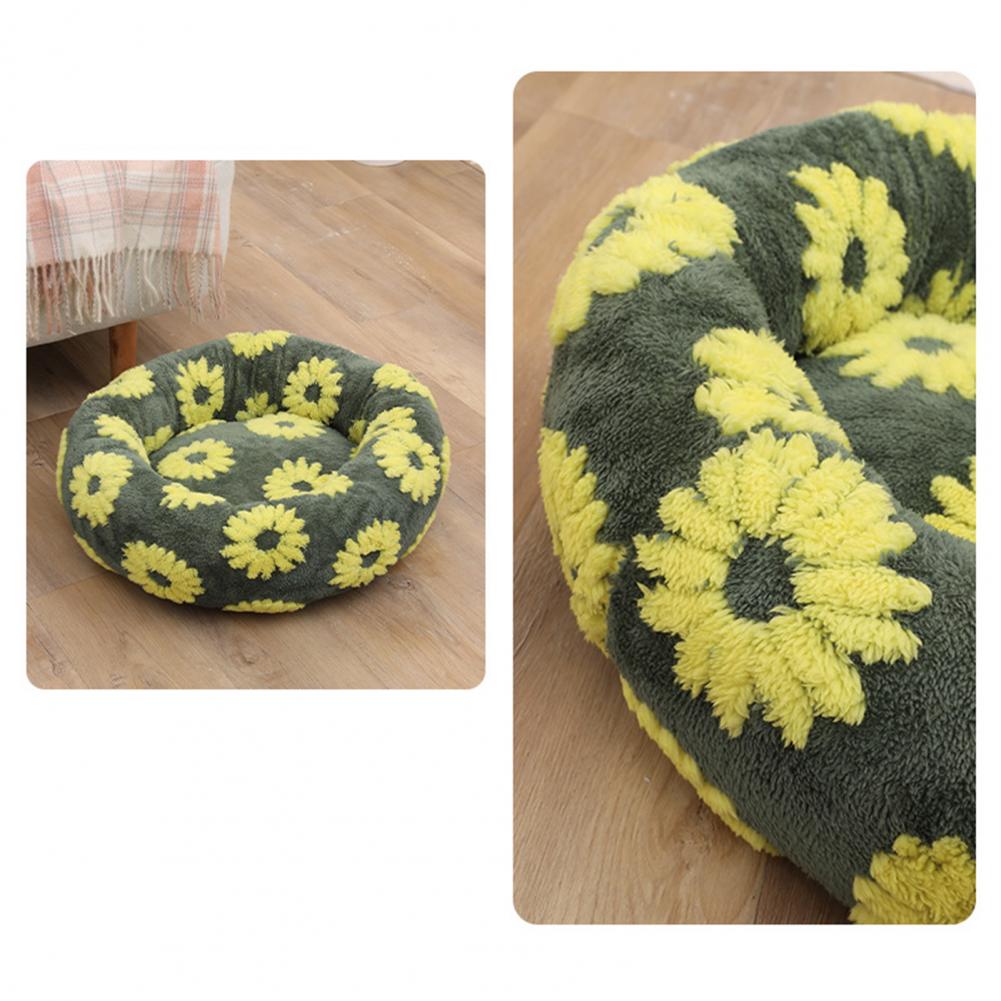 Soft Cozy Cat Bed Pet Nest for Cats Plush Round Donut Cat Nest Dog Cushion Bed Set Cozy Pet Bed for Small Dogs Cats for Cats - view 7