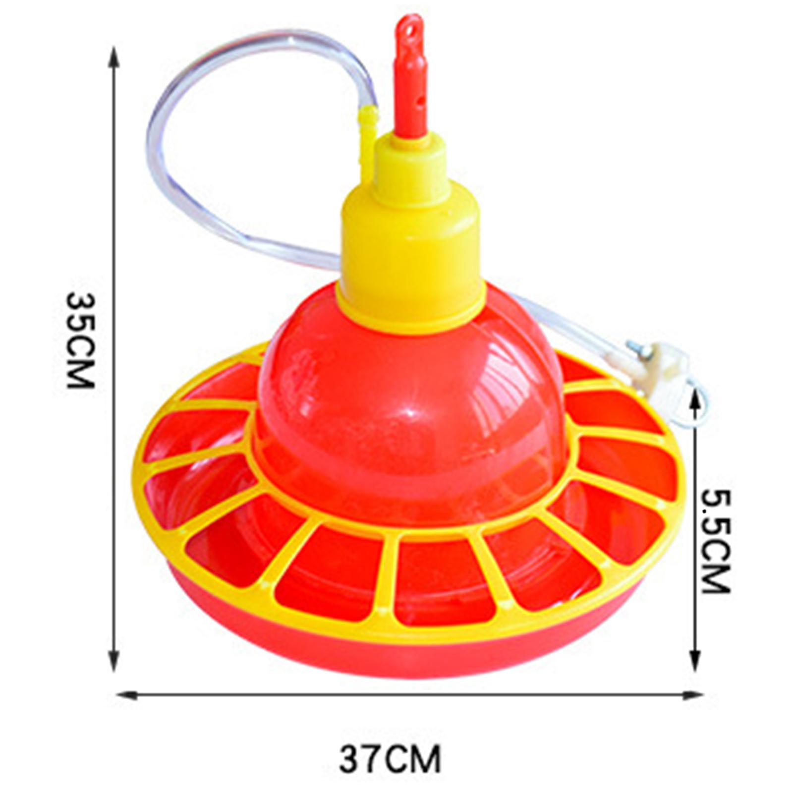 Automatic Chicken Waterer Water Dispenser Poultry Watering Equipment Poultry Drinking Bowl for Goose Hen Pigeon Chicks Ducks