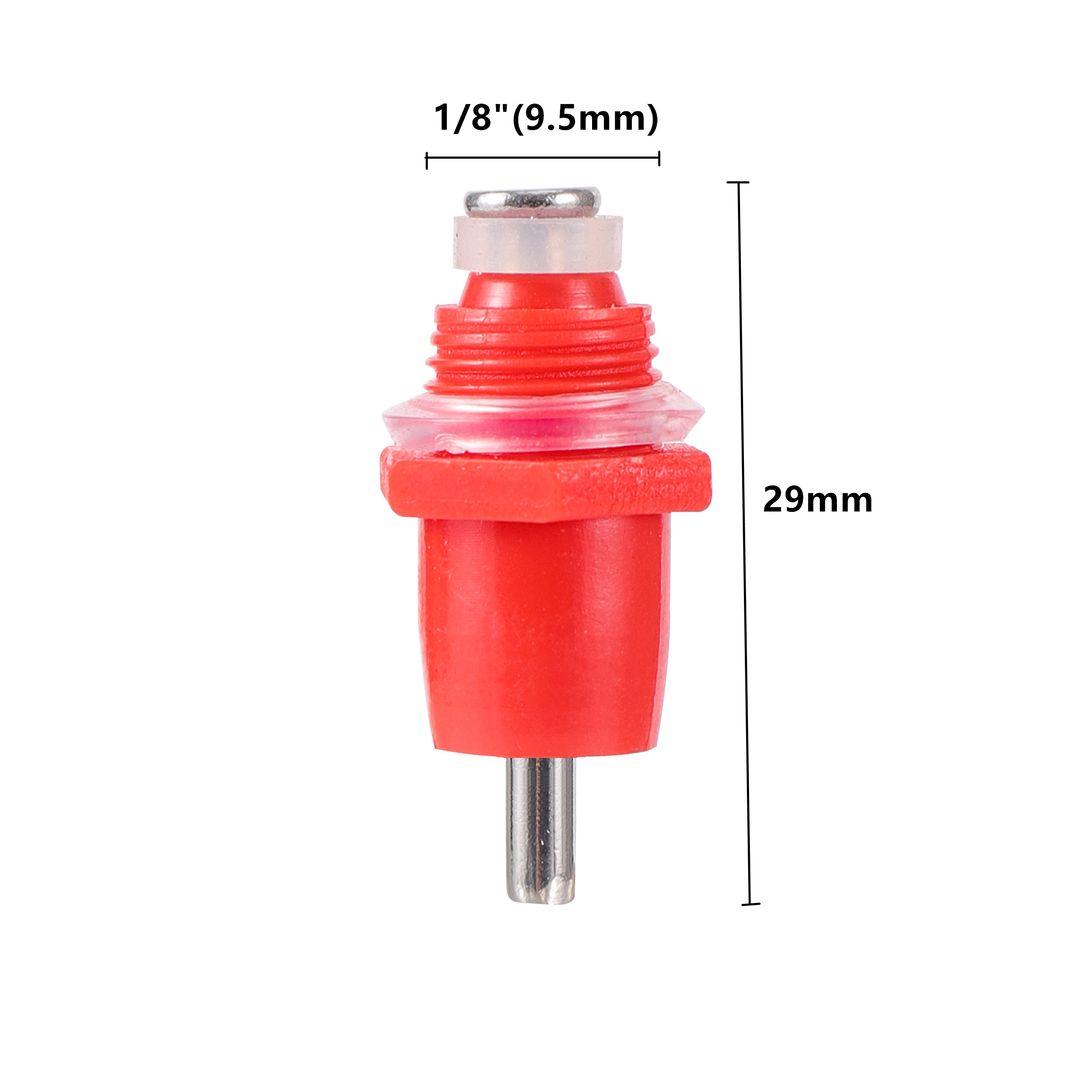 10 Pcs High Quality Spring Type Chicken Red Nipples Drinking Chicken With Automatic Water Dispenser Chicken Mouth Drinking Water