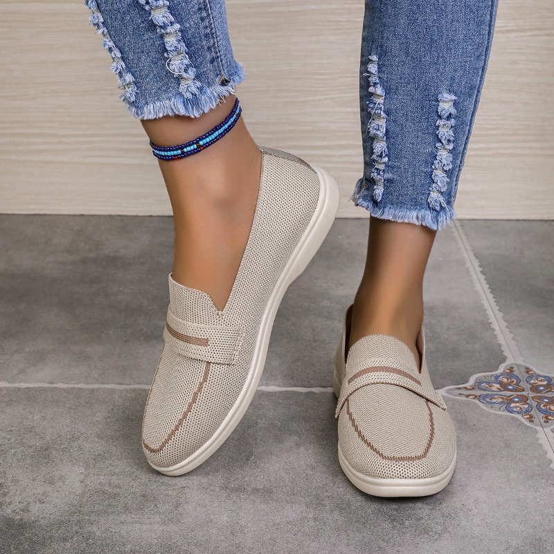 New Women Black Shoes Brand Casual Flat Shoes Leather Cashmere Single Shoes Ladies Walking Non Slip Femme