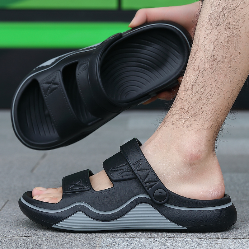 Men Sandals Summer Leisure Beach Holiday Sandals Dual Purpose Shoes 2024 New Outdoor Sneakers Male Retro Comfortable Casual Shoe