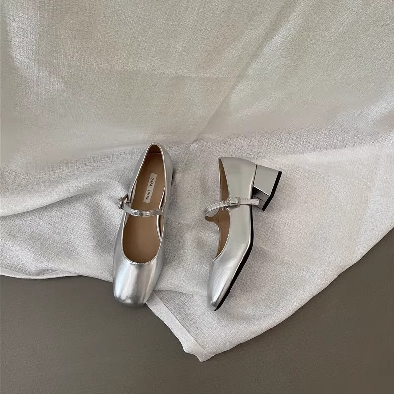 Mary Women Jane Woman Square Toe Pumps Patent Leather High Heels Dress New Designers Wedding Shoes Spring Buckle Sandals 971e