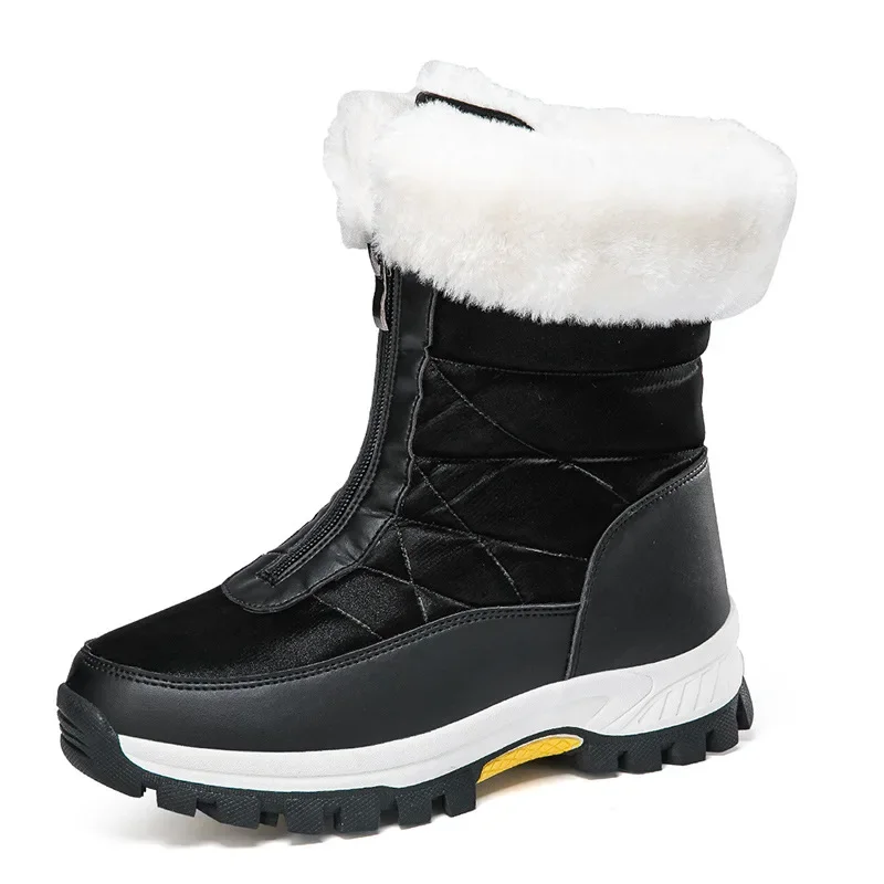 Winter Hot Sale Plush Snow Boots for Women Outdoor Anti-skid Female High Shoes Soft Comfortable Botas Mujer Fashion All-match35 6e8a