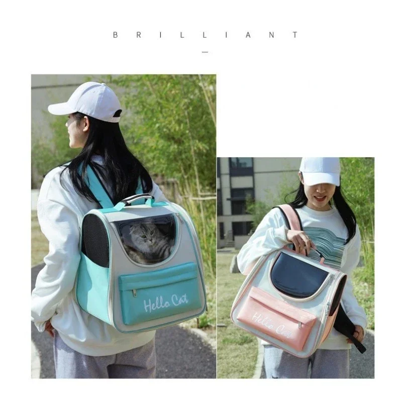 Cat Carrier Bags Windproof Outdoor Travel Backpack for Cat Small Dogs Transport Carrying Bag Cat Backpack Carriers With Cushion