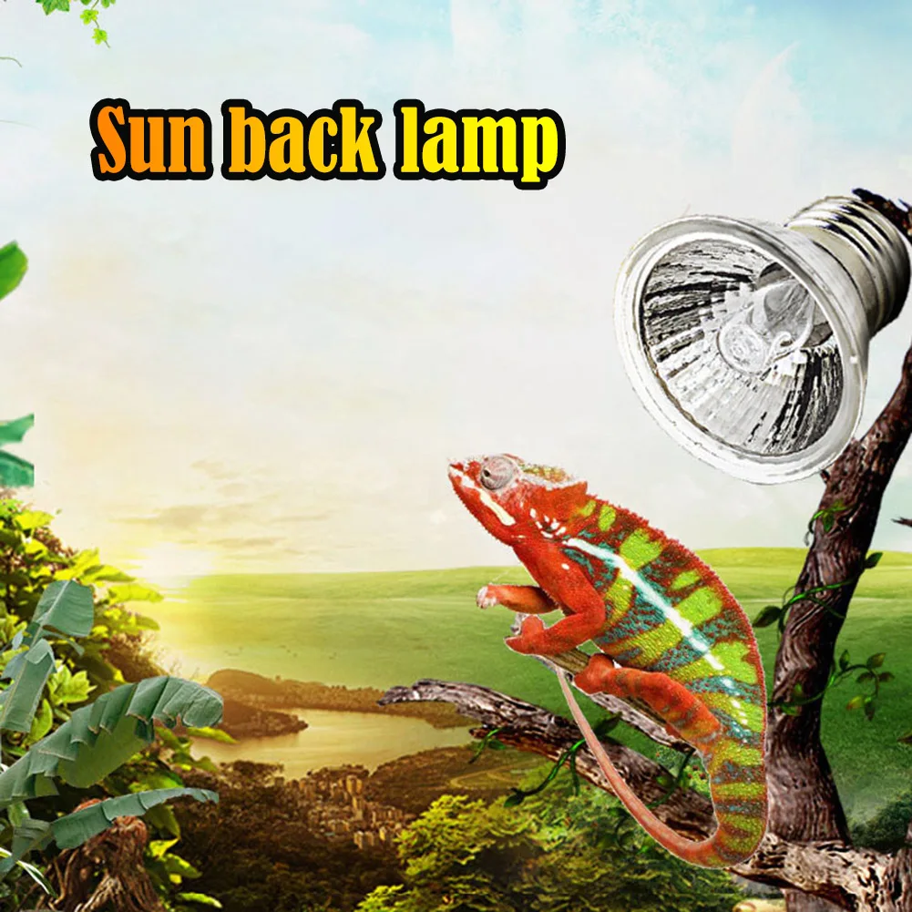 1-2PCS UVA UVB Light Bulbs 25/50/75W Heating Temperature Controller Reptile Lamp Bulb Turtle Basking UV Light Bulb Heating Light
