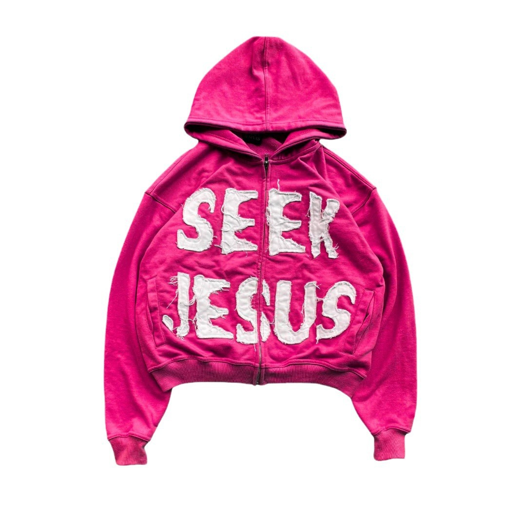 Men's and Women's Hoodies Street Style Plaid Pattern Long Sleeve Zipper Hoodie Unisex Sweatshirt Y2K Oversize