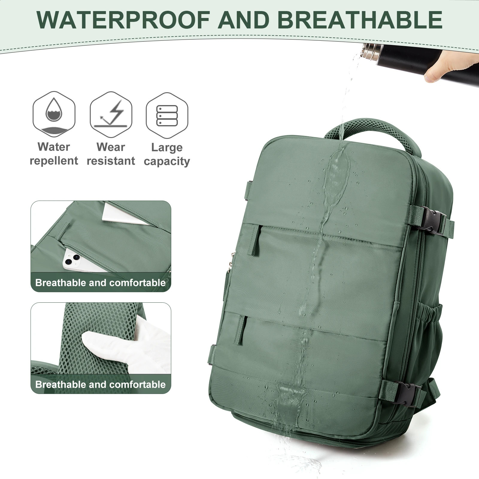 PT023,Ryanair backpack 40x20x25 cabin travel bag mens hand lage casual notebook mochila para vie cabana 240903