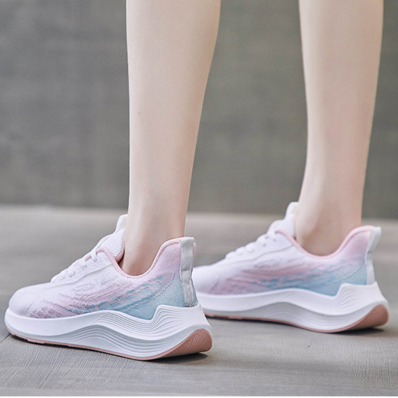 2025 new Women Sneakers Trends 2023 New Arrivals Sports Running Shoes Tennis Female Mesh Trainers Comfort Thick Bottom Athletic Shoe b194