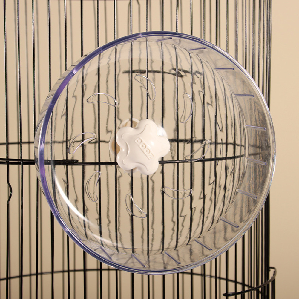 6.7inch Hamster Wheel, Silent Transparent Hamster Exercise Running Wheel, Small Animals Pet Exercise Running Toys For Cage