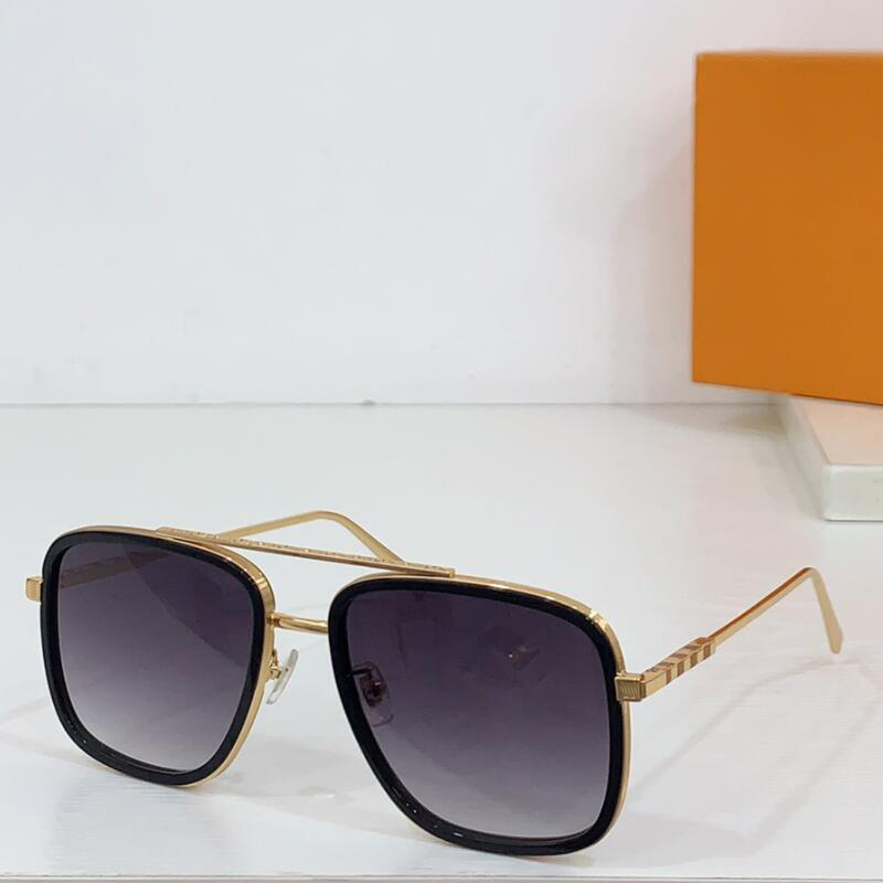 5A Eyeglasses Lus Vton Z2035E Z2036E Square Pilot Sunglasses Discount Designer Eyewear For Men Women 100% UVA/UVB With Glasses Box Fendave