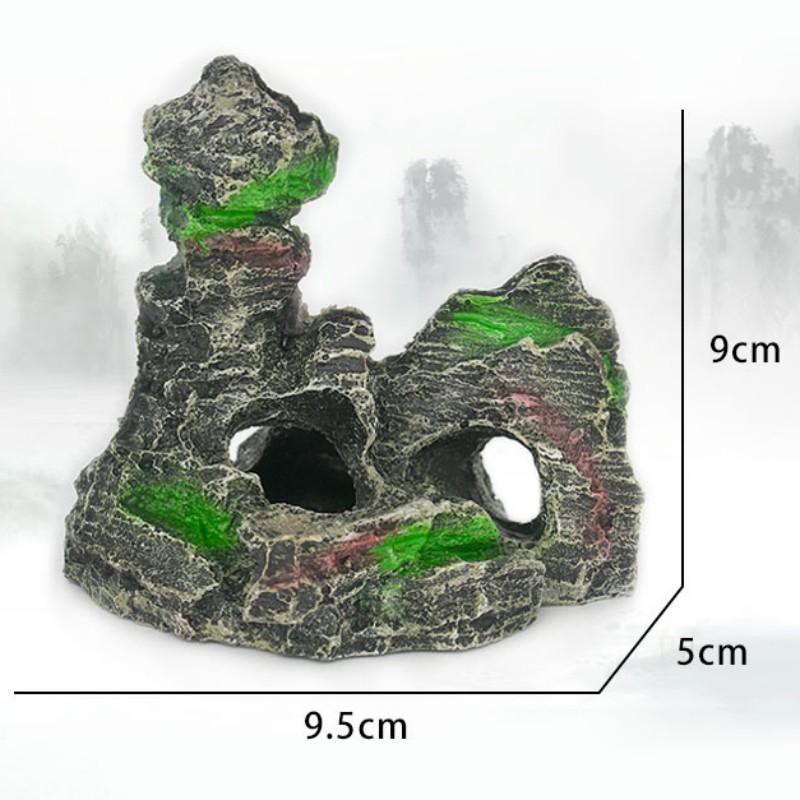 Aquarium Decoration Resin Rocks Mini Fake Decorative Rocks Fish Tank Decoration Aquarium Small Rockery for Fish Tank Decorations