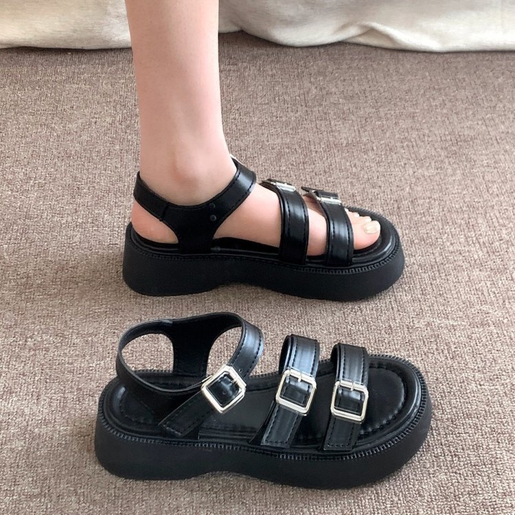 dh5367242 casual Womens NEW sandals 2024 new summer Casual versatile fashion Roman comfortable flat bottomed vacation beach shoes 6c15 083d z250708K0F